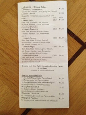 Menu photo 5 Pizzeria Covaccino Brilon, NW