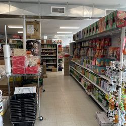 Asia Market - Main aisle. There are about 6 aisles in the store.