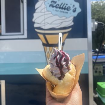 Zellie’s Ice Cream - Blueberry Frosty's Donut Special - Ice Cream & Frozen Yogurt Near Me - Bath, Maine Zellie’s Ice Cream - Blueberry Frosty's Donut Special - Ice Cream & Frozen Yogurt Near Me - Bath, Maine