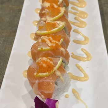 Domo Sushi - I Love Salmon Roll - Sushi Bars Near Me - Anaheim Hills, California Domo Sushi - I Love Salmon Roll - Sushi Bars Near Me - Anaheim Hills, California