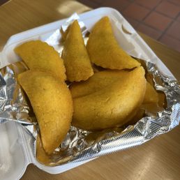Beef arepa