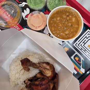 El Pollo Peru Express - Brasa Brava. Rotisserie chicken. Beans, salsa. - Peruvian Near Me - Los Angeles, California El Pollo Peru Express - Brasa Brava. Rotisserie chicken. Beans, salsa. - Peruvian Near Me - Los Angeles, California