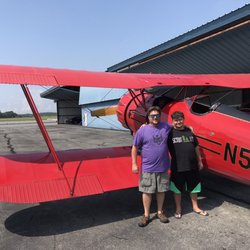 Ocean City Plane Rides - Biplane ride with my son!