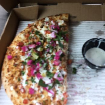 Big Al's Pizzeria - Half of the labanese SM Lebanese Garlic Chicken. The toppings fell off. - Pizza Near Me - Maywood, California