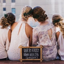 Urban Oasis Spa - Proms, weddings or just for any occasion!  Just gorgeous.  Hair by Krissy Armstrong.