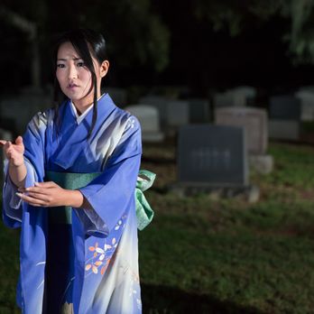Wicked Lit - Alpha Takahashi in "The Grove of Rashomon," photo by Daniel Kitayama. - Performing Arts Near Me - Altadena, California