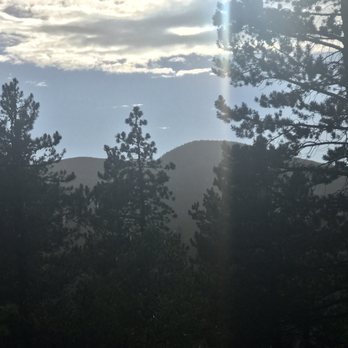 Lower Maxwell Falls Trail Head - Wonderful view after raining - Hiking Near Me - Evergreen, Colorado
