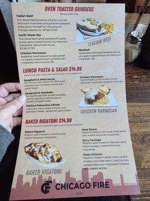 Menu photo 1 Chicago Fire Sacramento, CA Menu photo 1 Chicago Fire Sacramento, CA