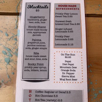 Bobby D's BBQ - Drink menu - Barbeque Near Me - Jerome, Arizona