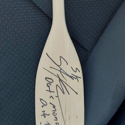 Autographed paddle by Stalekraker