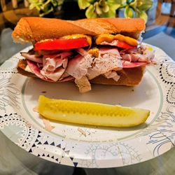 Big beautiful boars head sandwich!