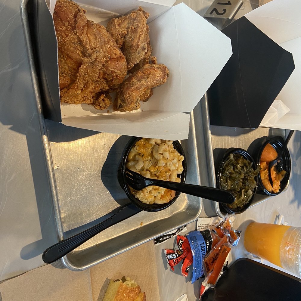 Cornbread Brooklyn - Chicken, Side Mac and Cheese, Cornbread, Side Collard Greens, Side Yams - Soul Food Near Me - Brooklyn, New York Cornbread Brooklyn - Chicken, Side Mac and Cheese, Cornbread, Side Collard Greens, Side Yams - Soul Food Near Me - Brooklyn, New York