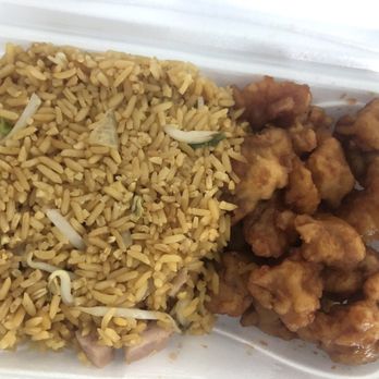 Chef Chen Chinese Restaurant - General tso chicken and ham fried rice - Chinese Near Me - Miami, Florida
