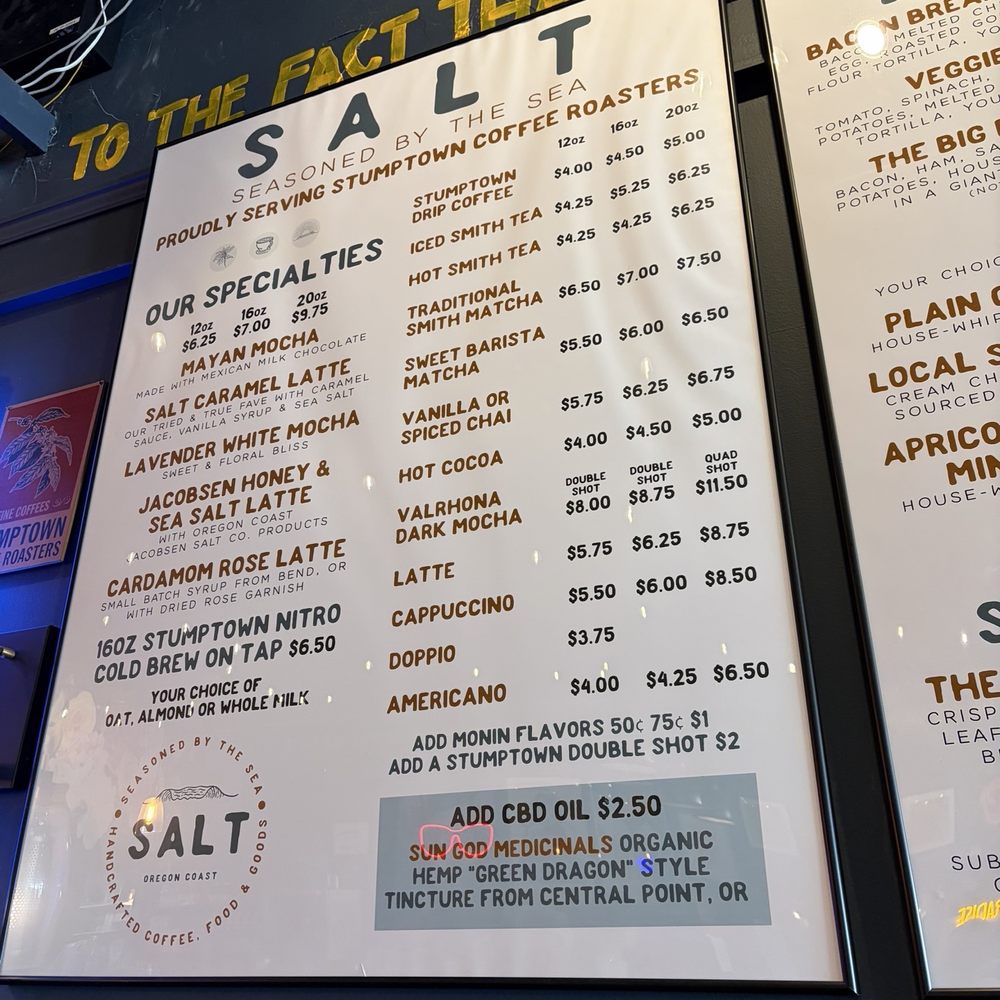 Salt - Menu - Breakfast & Brunch Near Me - Lincoln City, Oregon Salt - Menu - Breakfast & Brunch Near Me - Lincoln City, Oregon