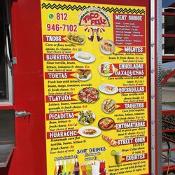 Taco Feliz - Menu