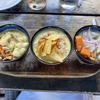 Pisco Y Nazca - Ceviche sampler - Gastropubs Near Me - Kendall, Florida Pisco Y Nazca - Ceviche sampler - Gastropubs Near Me - Kendall, Florida