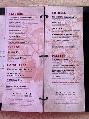 Menu photo 2 Mai Tai Bar Honolulu, HI Menu photo 2 Mai Tai Bar Honolulu, HI