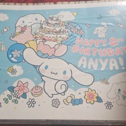 Edible Cake Topper - Cinnamoroll 1/2 sheet cake topper.