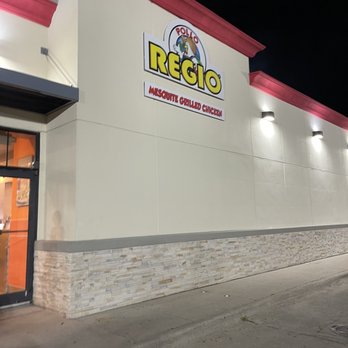 Pollo Regio - the front of a restaurant at night - Mexican Near Me - Forest Hill, Texas Pollo Regio - the front of a restaurant at night - Mexican Near Me - Forest Hill, Texas