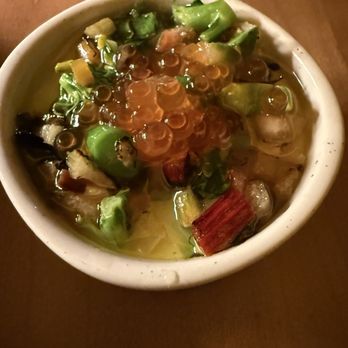 Bad Idea - Off menu item custard with broccoli and roe - Wine Bars Near Me - Nashville, Tennessee