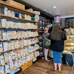 Nottinghill Coffee Roastery - Huge wall of coffees