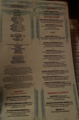 Menu photo 6 MUD New York, NY