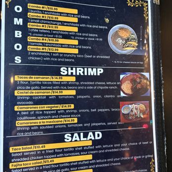 Buen dia cafe - Menu - Mexican Near Me - Tahlequah, Oklahoma