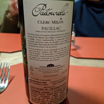 Quality Bistro - Back of bottle. - French Near Me - New York, New York Quality Bistro - Back of bottle. - French Near Me - New York, New York