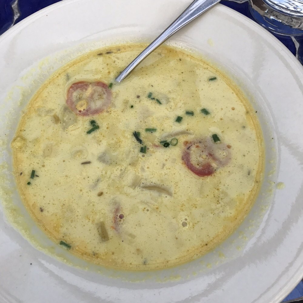 The Red Dory - Seafood chowder - New American Near Me - Tiverton, Rhode Island
