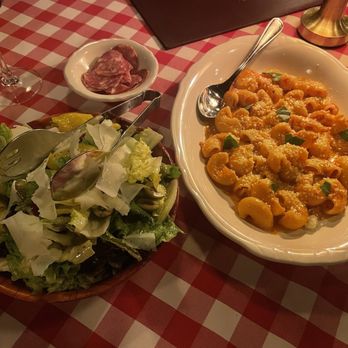 Trivoli Tavern - house salad & vodka rigatoni - American Near Me - Chicago, Illinois Trivoli Tavern - house salad & vodka rigatoni - American Near Me - Chicago, Illinois