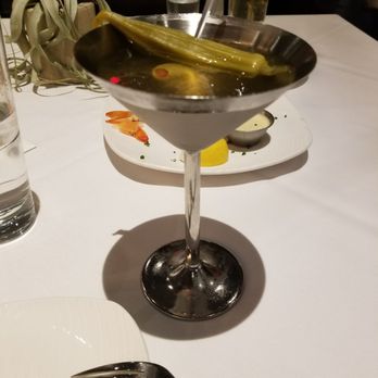 Waters Texas - Pickled Okra Martini - Seafood Near Me - Fort Worth, Texas Waters Texas - Pickled Okra Martini - Seafood Near Me - Fort Worth, Texas