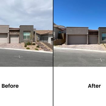 FreshStart Landscaping - Front Yard, we changed out the plants before and after. - Landscaping Near Me - Las Vegas, Nevada FreshStart Landscaping - Front Yard, we changed out the plants before and after. - Landscaping Near Me - Las Vegas, Nevada