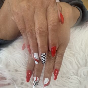 Ocean Nails & Spa - Just had these done for the upcoming FIFA World Cup games - Nail Salons Near Me - Alameda, California Ocean Nails & Spa - Just had these done for the upcoming FIFA World Cup games - Nail Salons Near Me - Alameda, California