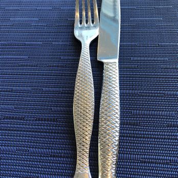 AND Fish Kitchen + Bar - Silverware with a fish motif - Seafood Near Me - Pompano Beach, Florida