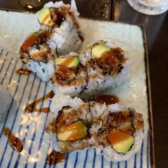 Fuji Japan - Eel and Avocado Roll (one of the three rolls on the $11.99 Maki Lunch) - Japanese Near Me - Rock Hill, South Carolina Fuji Japan - Eel and Avocado Roll (one of the three rolls on the $11.99 Maki Lunch) - Japanese Near Me - Rock Hill, South Carolina