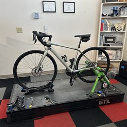 Orange Cycle - My road bike set up for a Retul Bike Sizing