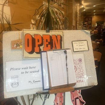 Mr Ramen - Waiting list , was seated very fast and on the spot ! - Ramen Near Me - Los Angeles, California Mr Ramen - Waiting list , was seated very fast and on the spot ! - Ramen Near Me - Los Angeles, California