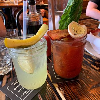 Jacob's Pickles - Spicy pickle margarita, Bloody Mary - Comfort Food Near Me - New York, New York Jacob's Pickles - Spicy pickle margarita, Bloody Mary - Comfort Food Near Me - New York, New York