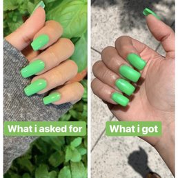 Both are my hand. Right photo was their job. Terrible. Both are my hand. Right photo was their job. Terrible.