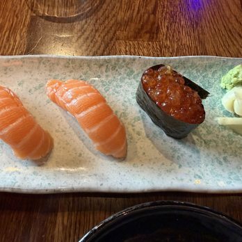 Ton Shou - salmon and ikura nigiri - Japanese Near Me - Las Vegas, Nevada Ton Shou - salmon and ikura nigiri - Japanese Near Me - Las Vegas, Nevada