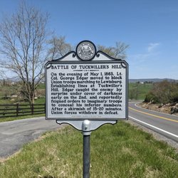 Battle of Tuckwiller's Hill Historical Marker - Battle of Tuckwiller's Hill Historical Marker, Lewisburg