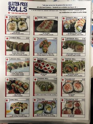 Menu photo 5 Niko Niko Sushi Redlands, CA