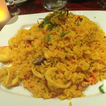 Chalan on the Beach - Arroz con Mariscos (Paella) - Latin American Near Me - Miami Beach, Florida