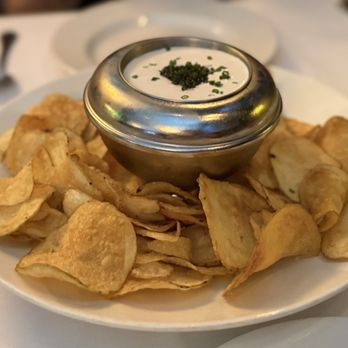 The Capital Grille - Caviar and Caramelized Onion Dip with Housemade Chips - Seafood Near Me - Fort Worth, Texas The Capital Grille - Caviar and Caramelized Onion Dip with Housemade Chips - Seafood Near Me - Fort Worth, Texas