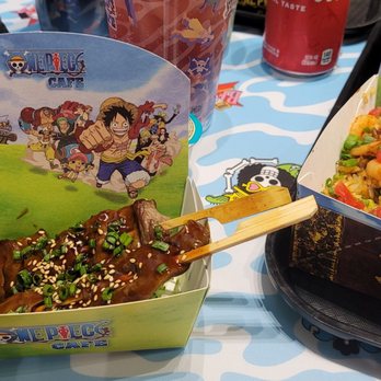 One Piece Cafe - Beef Skewers / Sanji's Seafood Fried Rice - Themed Cafes Near Me - Las Vegas, Nevada One Piece Cafe - Beef Skewers / Sanji's Seafood Fried Rice - Themed Cafes Near Me - Las Vegas, Nevada