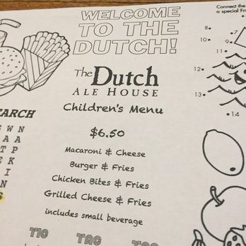 The Dutch - kids menu - American Near Me - Saugerties, New York The Dutch - kids menu - American Near Me - Saugerties, New York