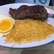 Photo of Legendary McDini's - National City, CA, United States. Hubby's steak n eggs