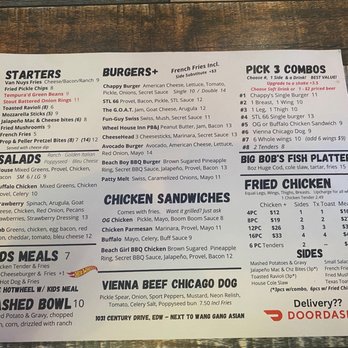 Chappy's - Menu - 1 - Burgers Near Me - Edwardsville, Illinois