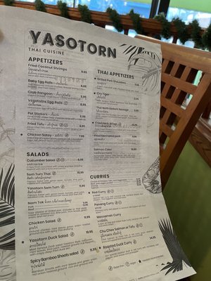 Menu photo 4 Yasotorn Thai Cusine Evanston, IL Menu photo 4 Yasotorn Thai Cusine Evanston, IL