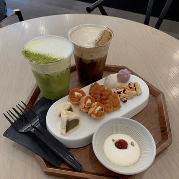 DAMO - matcha einspener, hojicha einspener, and signature da-gwa - Coffee & Tea Near Me - Los Angeles, California DAMO - matcha einspener, hojicha einspener, and signature da-gwa - Coffee & Tea Near Me - Los Angeles, California